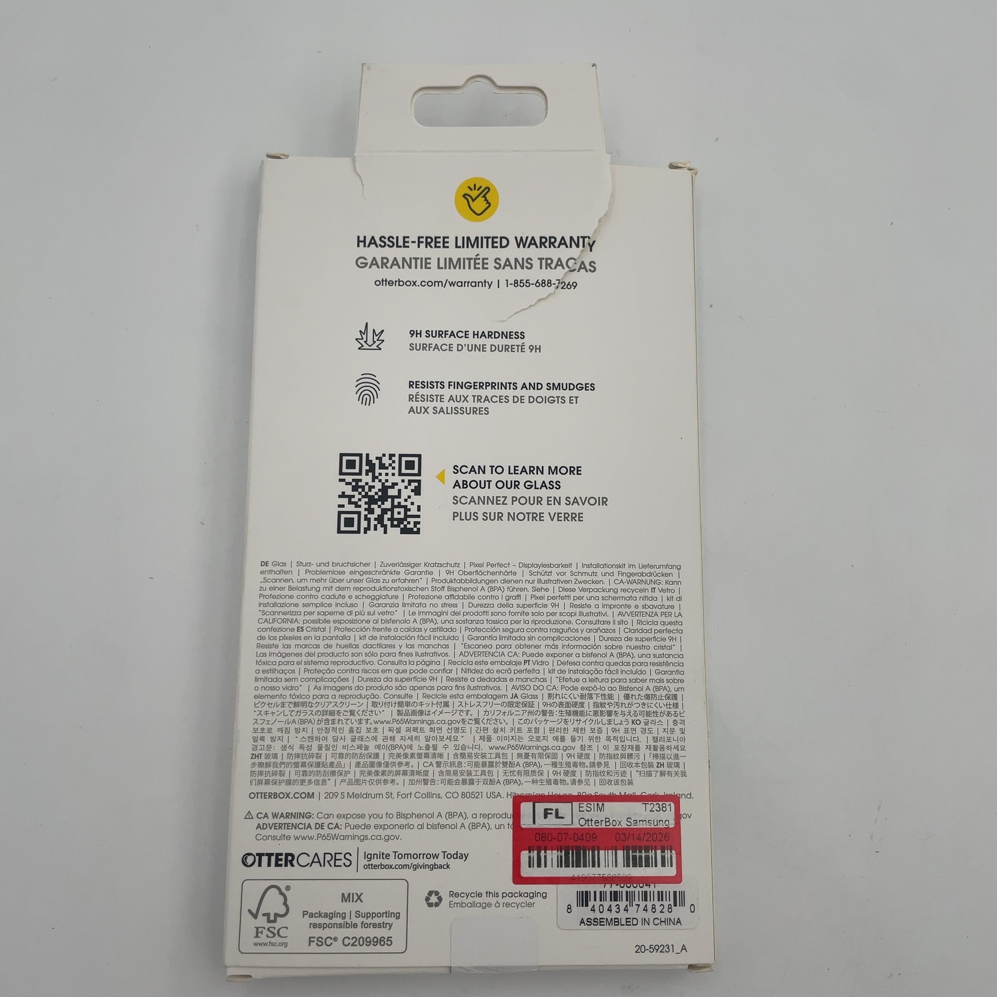 Otterbox Samsung S26+ Premium Glass Screen Protector