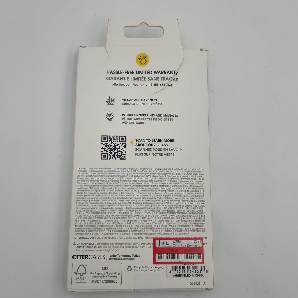 Otterbox Samsung S26+ Premium Glass Screen Protector