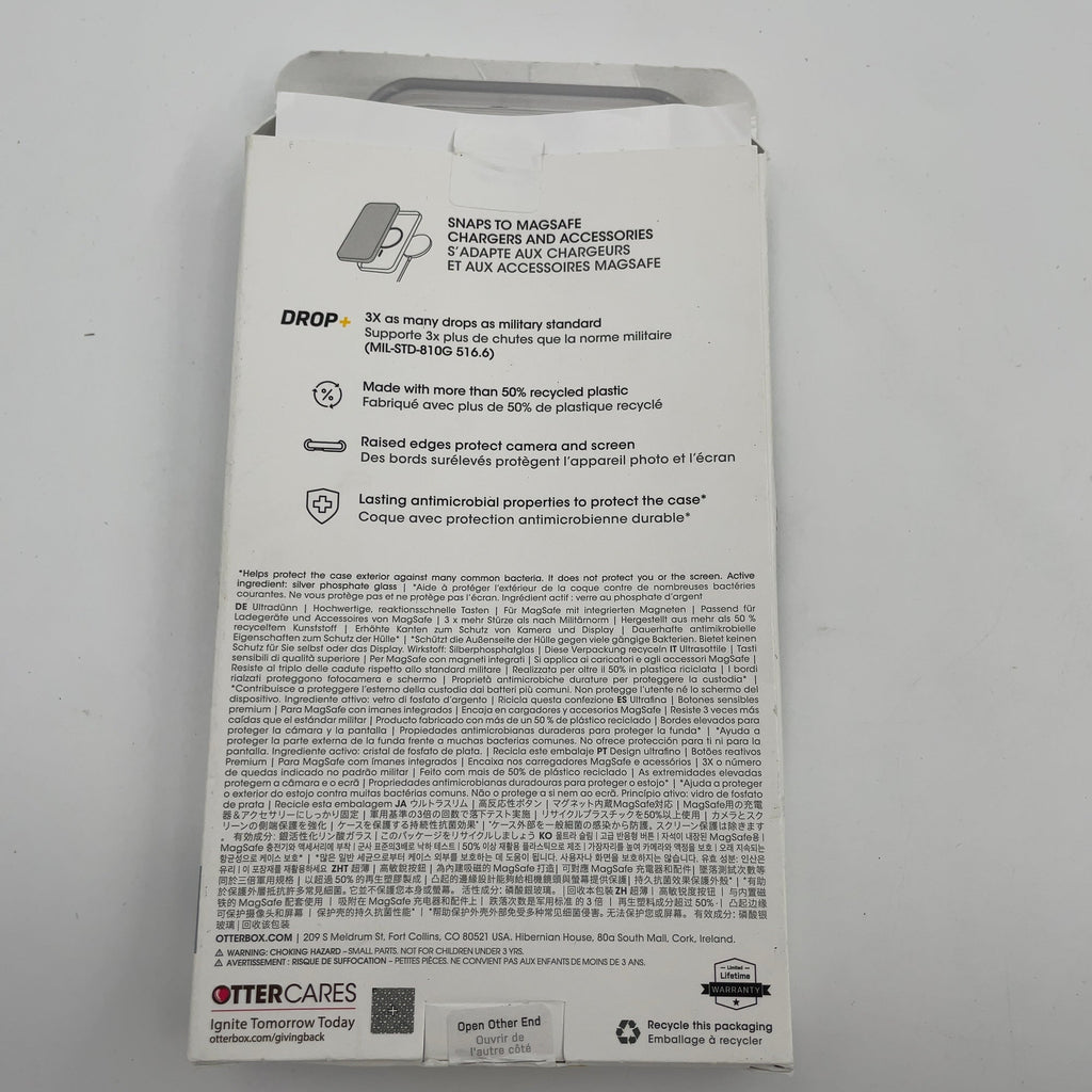 Otterbox Iphone 15 Pro Symmetry Series Clear Case With Magsafe - Clear: Polycarbonate, Solid Pattern