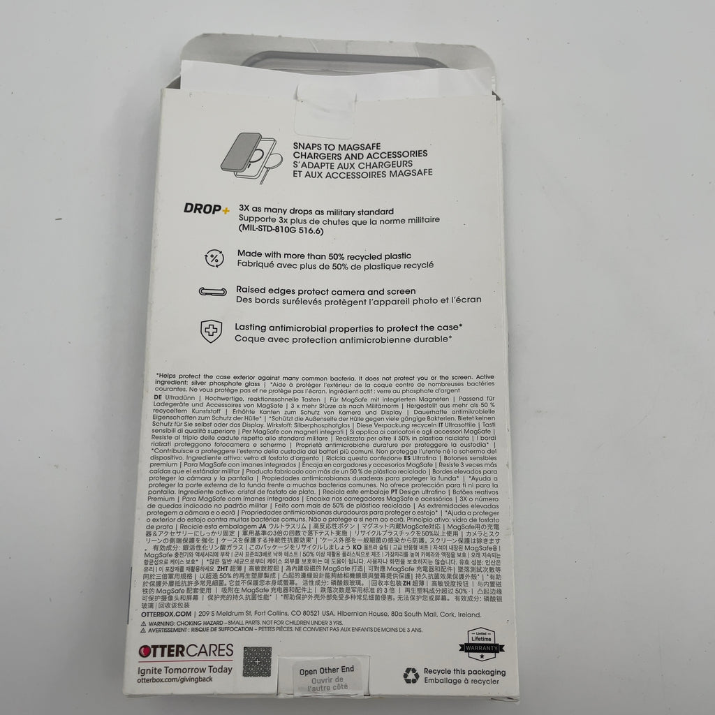 Otterbox Iphone 15 Pro Symmetry Series Clear Case With Magsafe - Clear: Polycarbonate, Solid Pattern