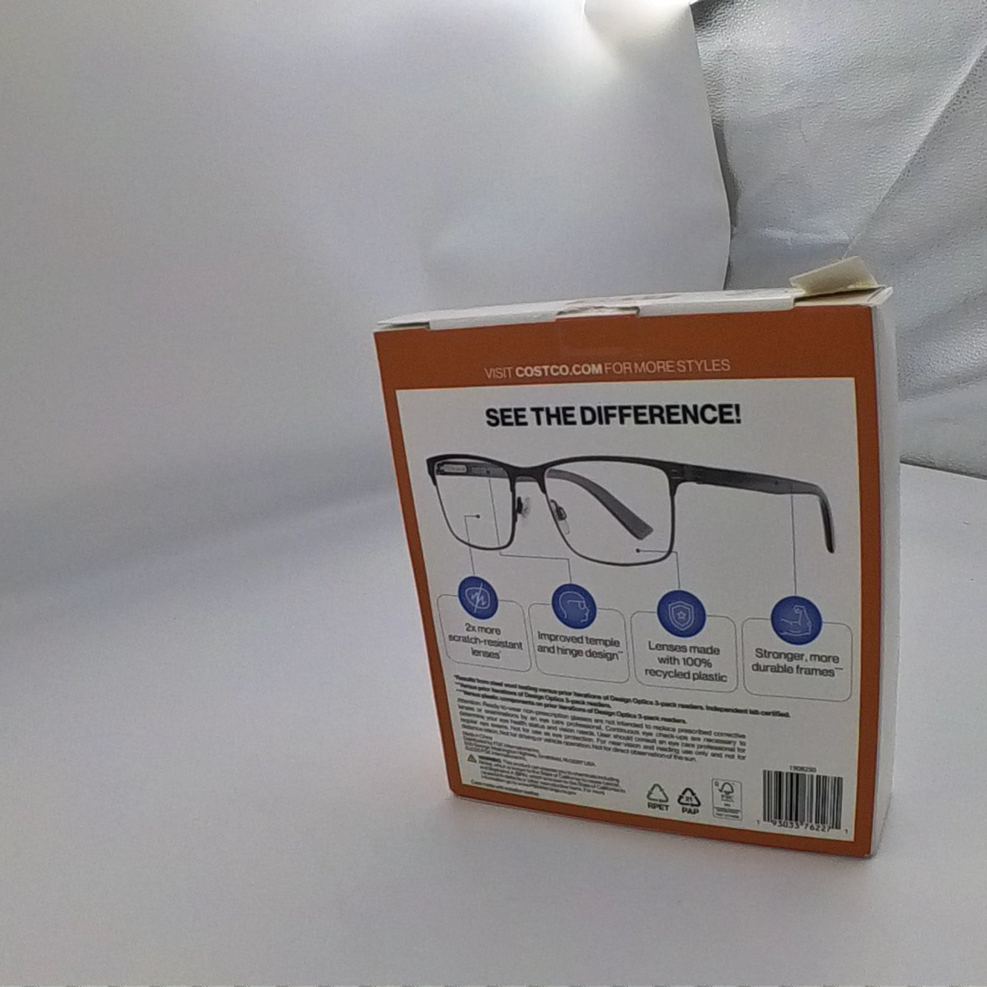 668 Metal Square 3Pk