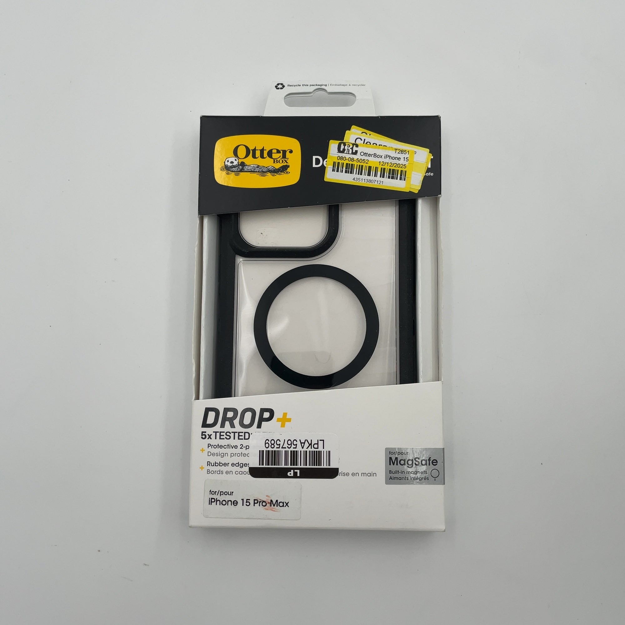 Otterbox Iphone 15 Pro Max Defender Series Pro Xt Clear Case - Dark Side: Bump-Resistant Polycarbonate