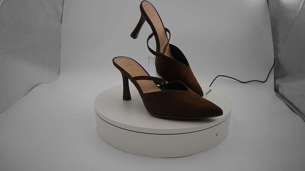 Women’s Sonia Heels With Memory Foam Insole – A New Day Brown 8.5