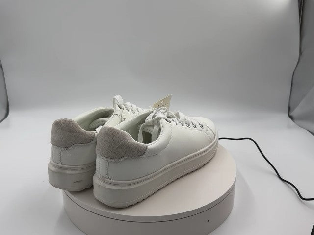 Women's Peggy Sneakers - A New Day White/Cream 11