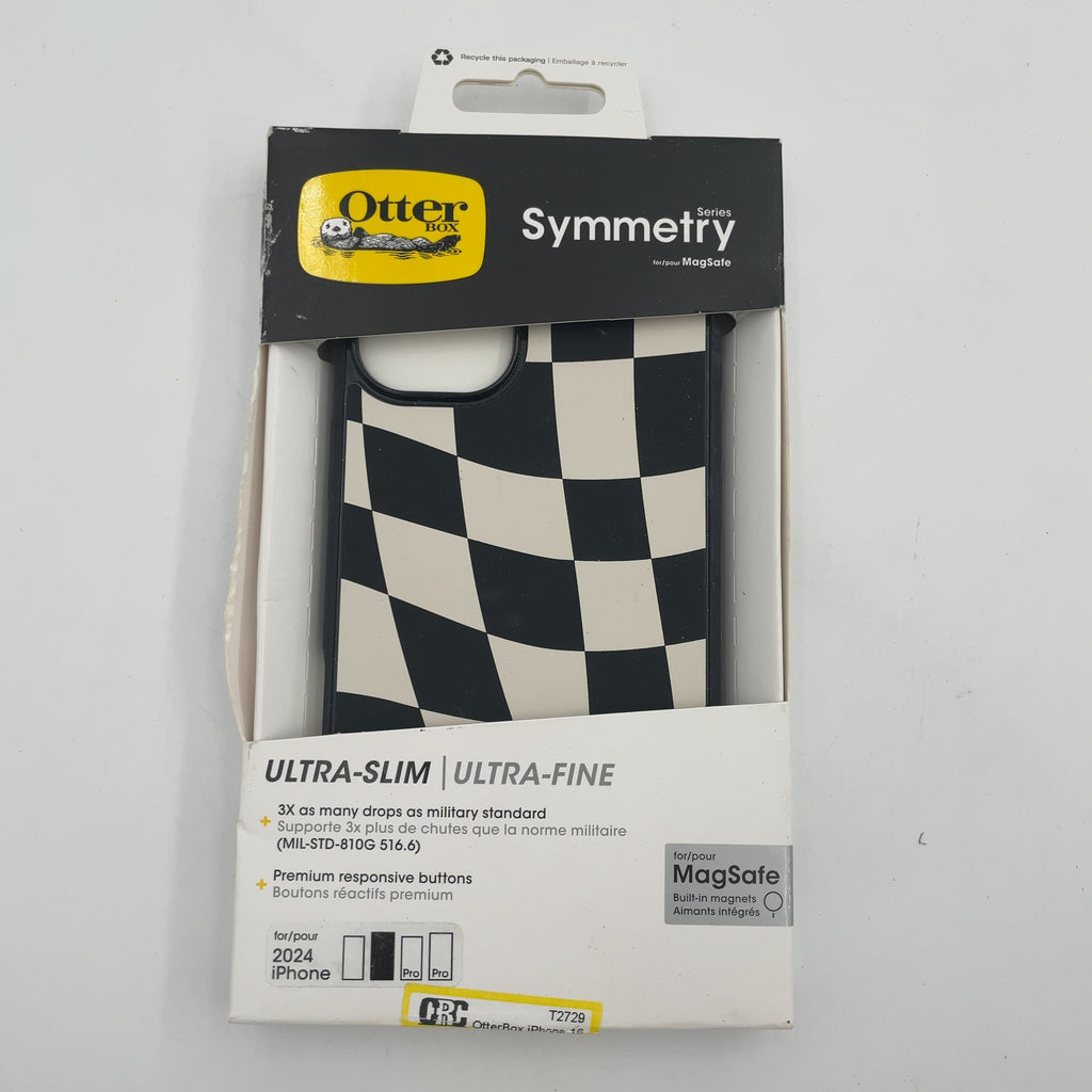 Otterbox Iphone 16 Plus Symmetry Series Case With Magsafe - Wavy Charcoal: Plastic Shell