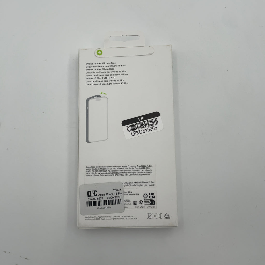 Apple iPhone 15 Plus Silicone Case with MagSafe - Light Pink