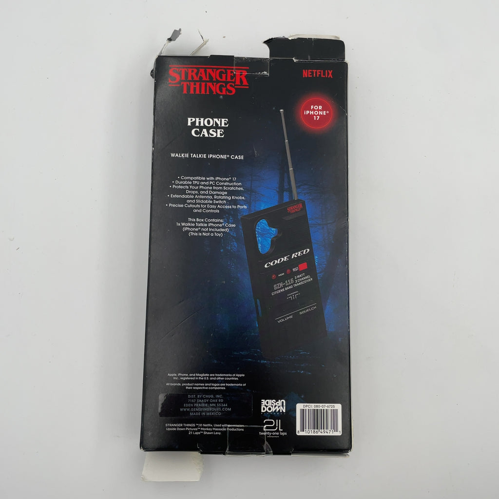 Stranger Things Walkie Talkie Phone Case - Iphone 17