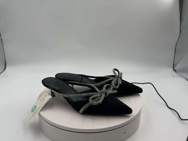 Women’s Gwen Heels with Memory Foam Insole - A New Day Black 8.5