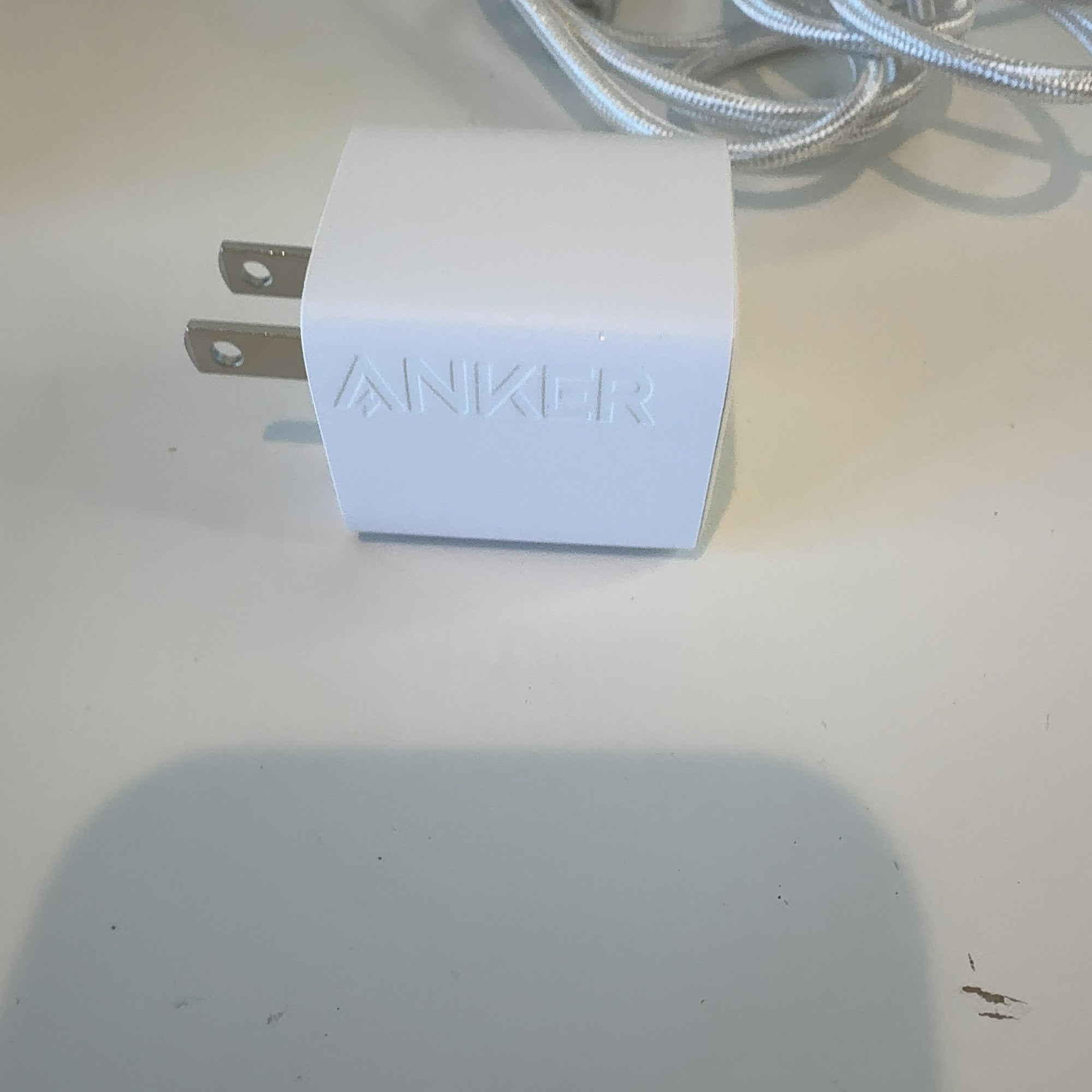 Anker 2-Port 32W Wall Charger With 6' Lightning To Usb-C Cable - White: Quick Charge Usbc Block