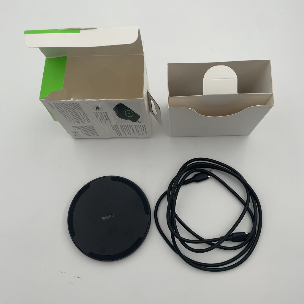 Belkin 15W Qi Charging Pad - Black: Compatible With Iphone & Galaxy Models