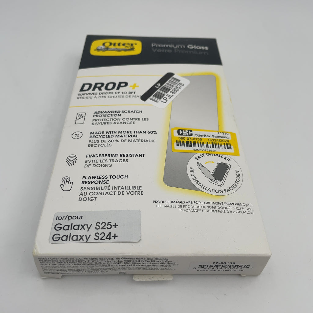 Otterbox Samsung Galaxy S25+/S24+ Premium Glass: Scratch-Resistant Screen Protector