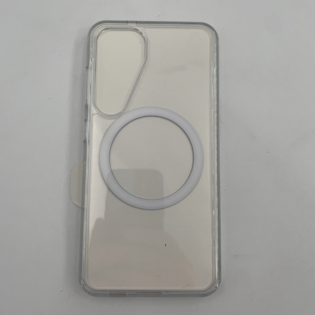 Otterbox Samsung Galaxy S25 Symmetry Series Case With Magnets - Clear: Solid Plastic Cell Phone Cover