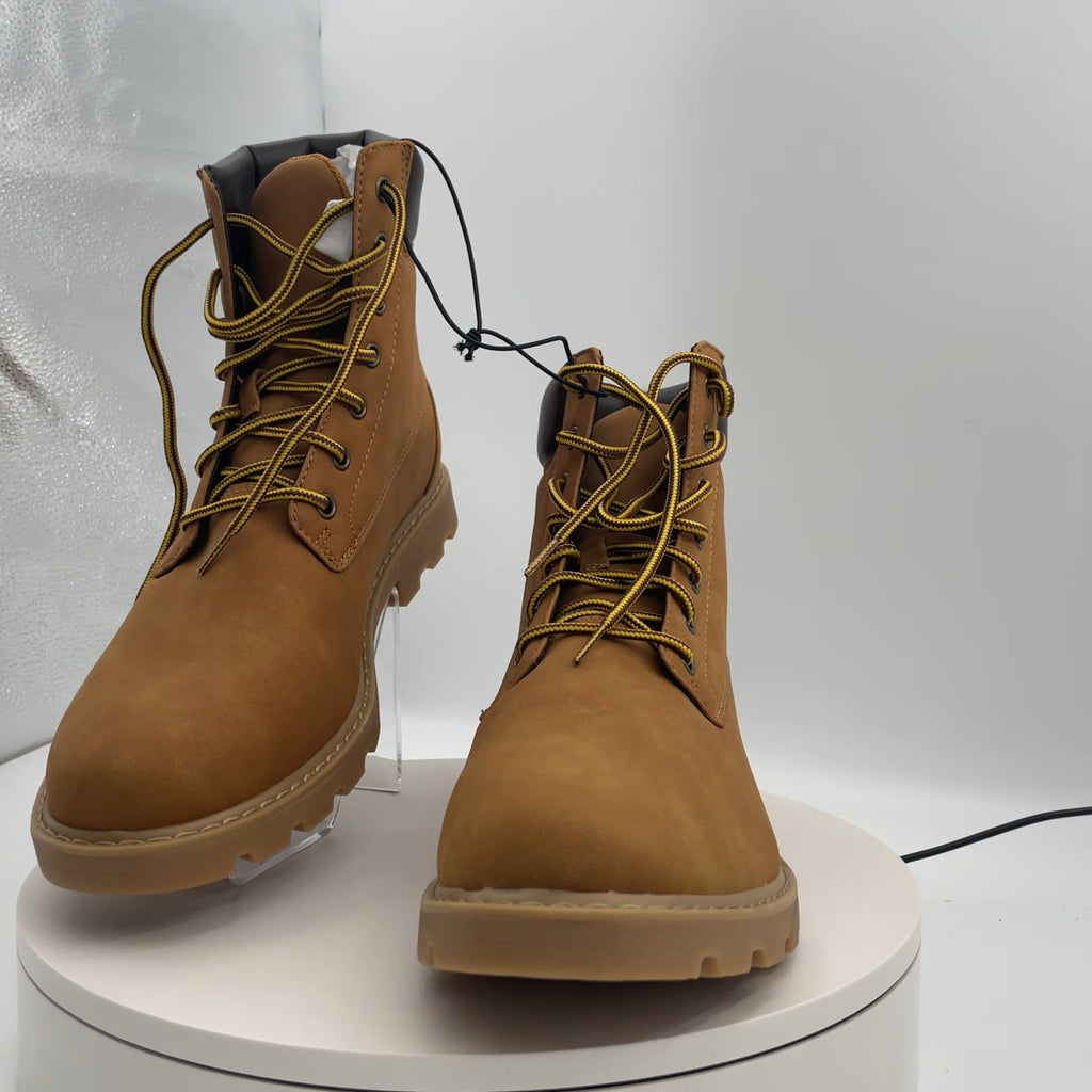 Men's Tahoe Lug Sole Boots - Goodfellow & Co Tan 10.5