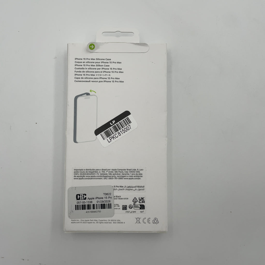 Apple Iphone 15 Pro Max Silicone Case With Magsafe - Black