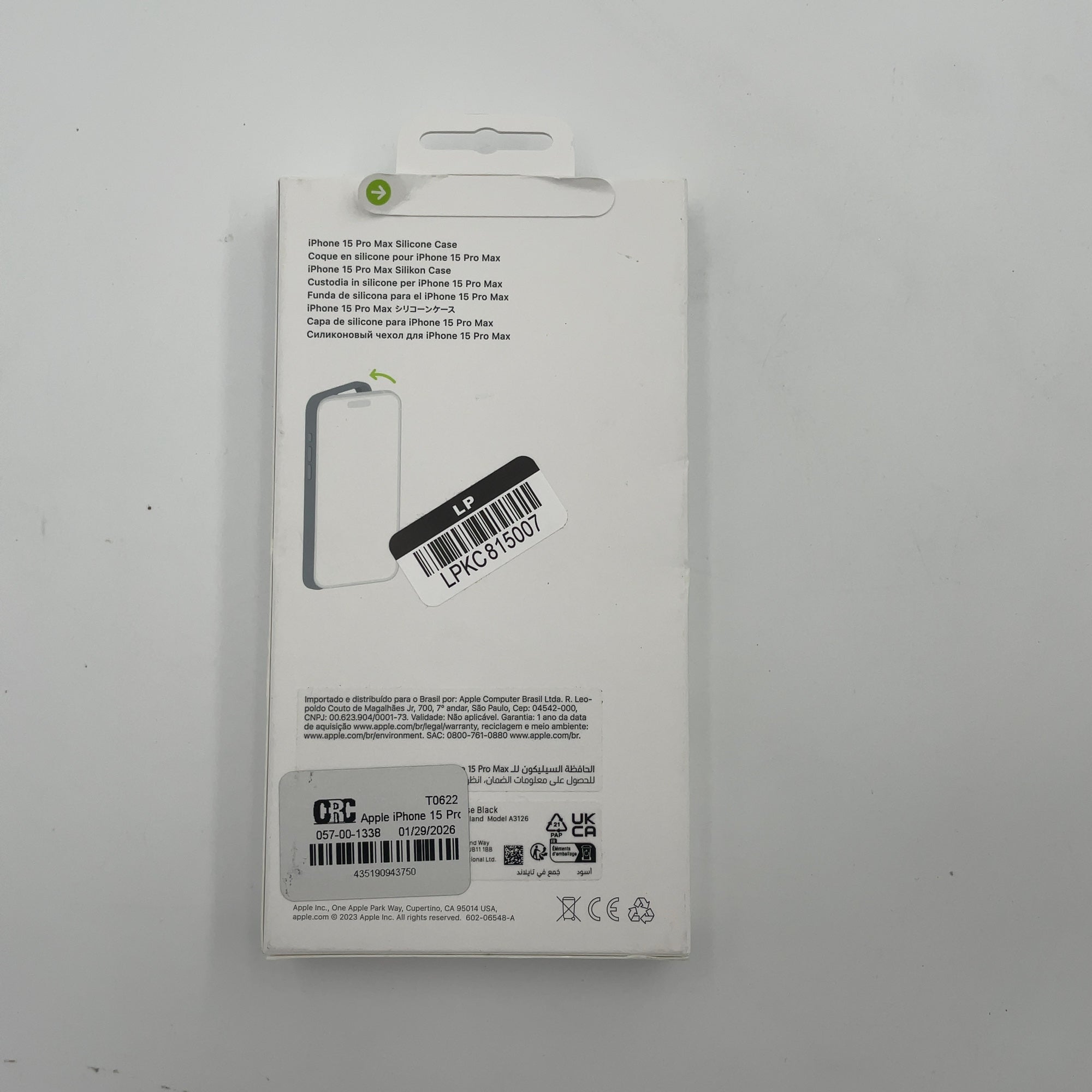 Apple Iphone 15 Pro Max Silicone Case With Magsafe - Black