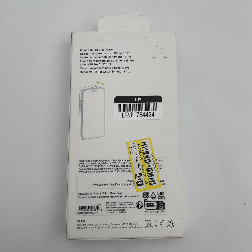 Apple Iphone 15 Pro Clear Case With Magsafe