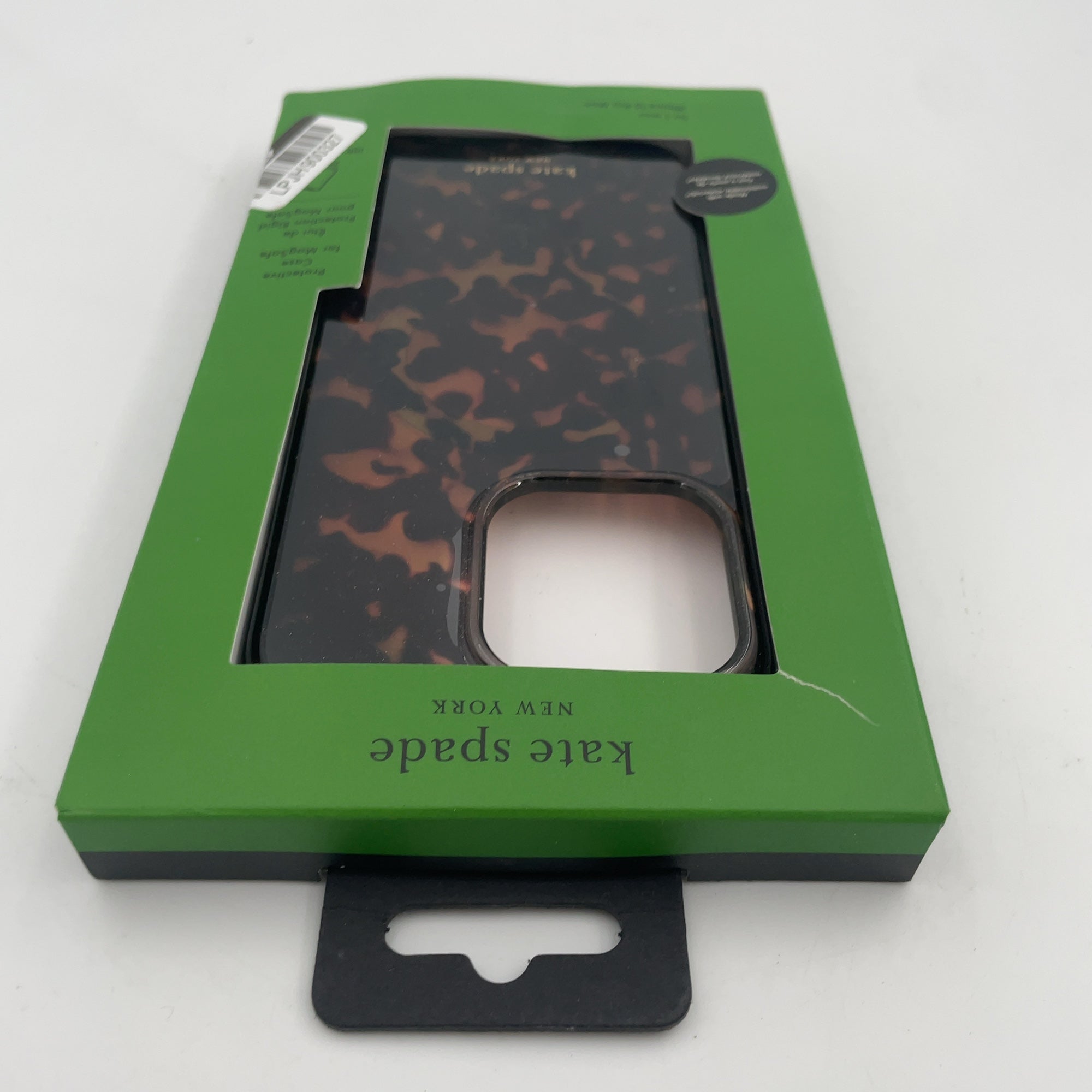 Kate Spade New York Iphone 15 Pro Max Protective Case With Magsafe - Transparent Tortoise: Tpu Material, Tortoise Print