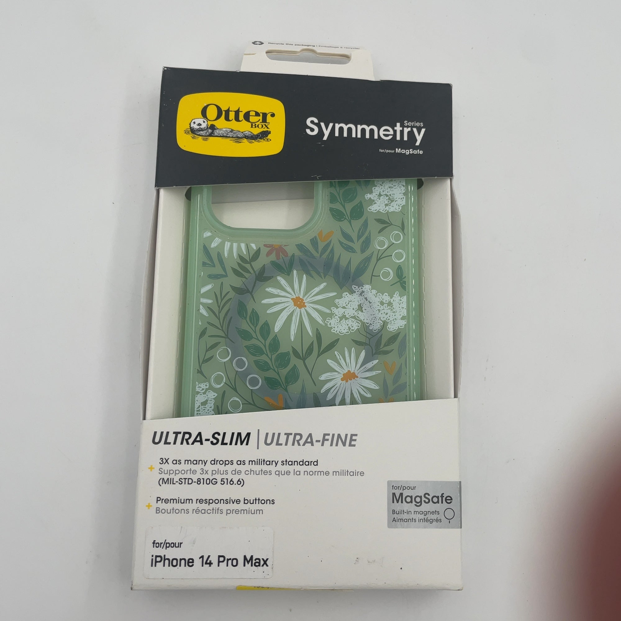 Otterbox Iphone 14 Pro Max Symmetry Plus Series Case With Magsafe - Sage Advice: Plastic, Bump-Resistant