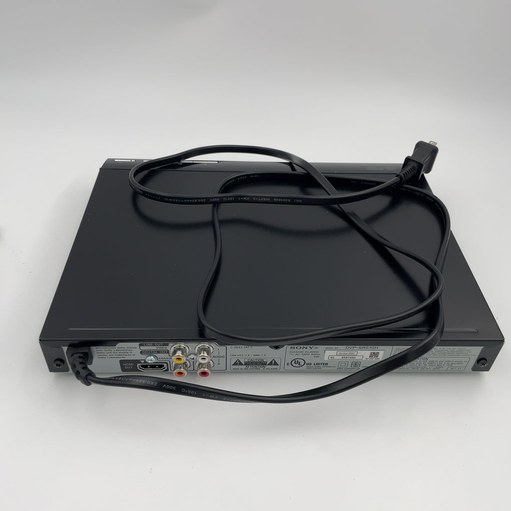 Sony 1080P Upscaling Dvd Player - Black (Dvpsr510H)