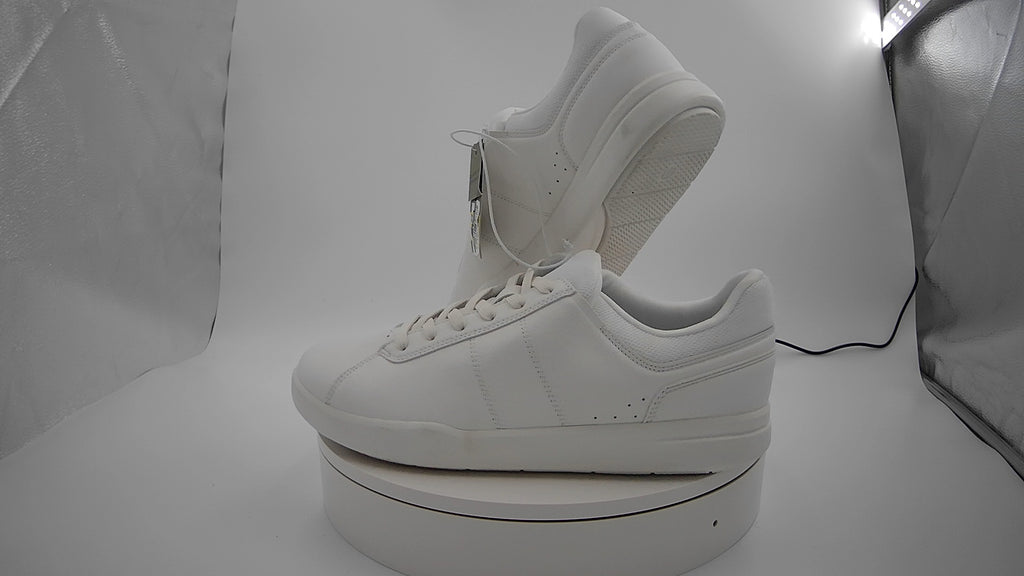 Men's Scout Sneakers - Goodfellow & Co White 11: Lace-Up, Cushioned Footbed, Mesh Construction, Medium Width