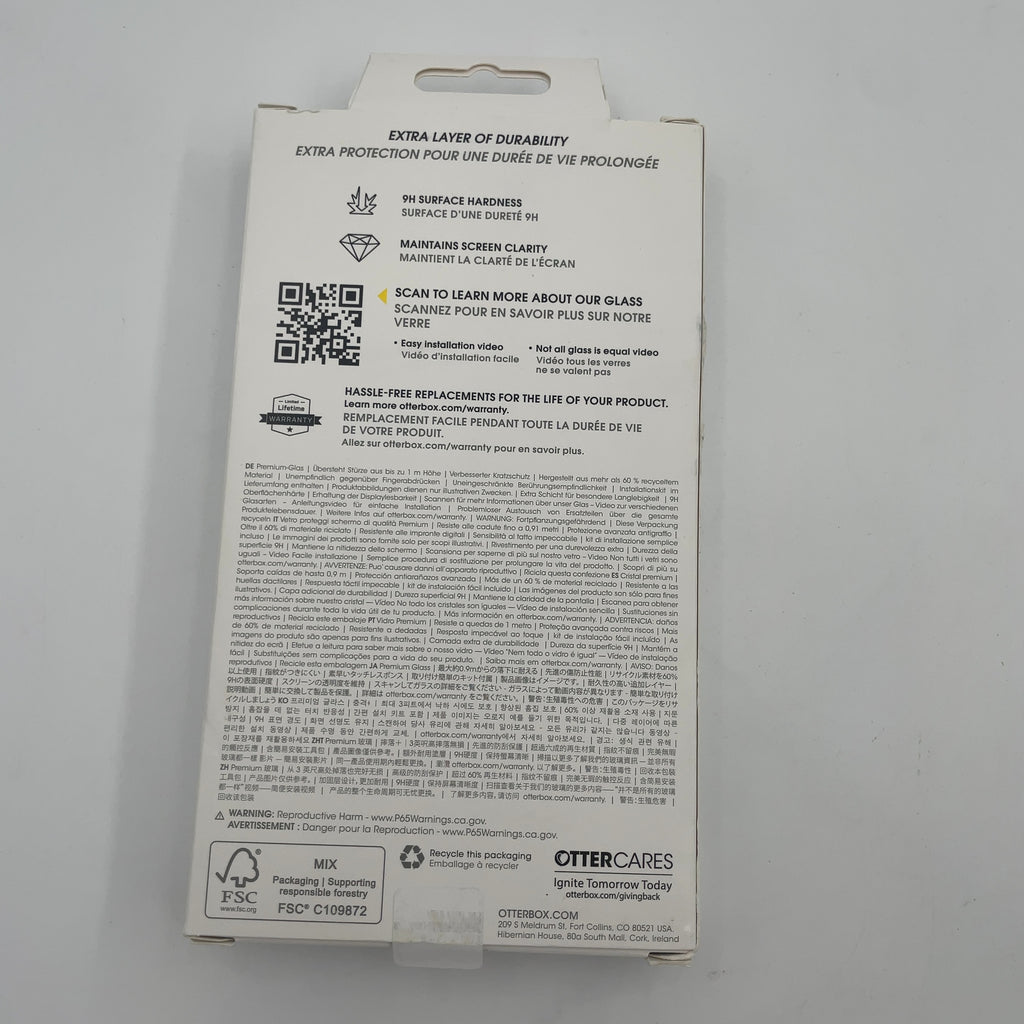 Otterbox Samsung Galaxy S25+/S24+ Premium Glass: Scratch-Resistant Screen Protector