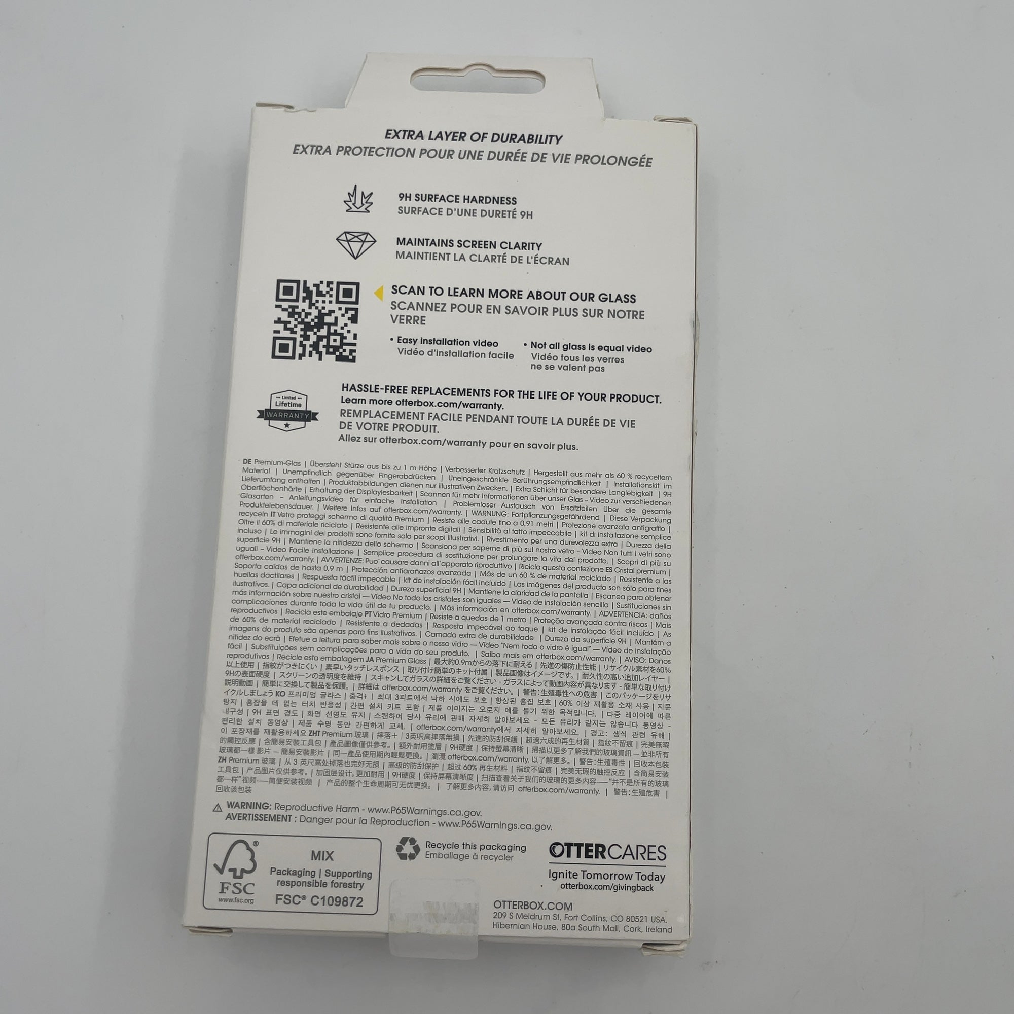 Otterbox Samsung Galaxy S25+/S24+ Premium Glass: Scratch-Resistant Screen Protector