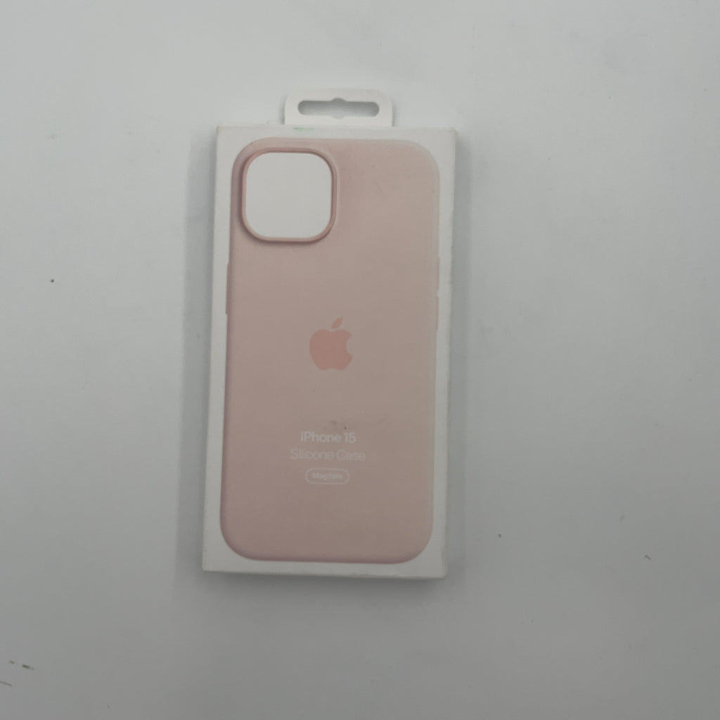 Apple Iphone 15 Silicone Case With Magsafe - Light Pink