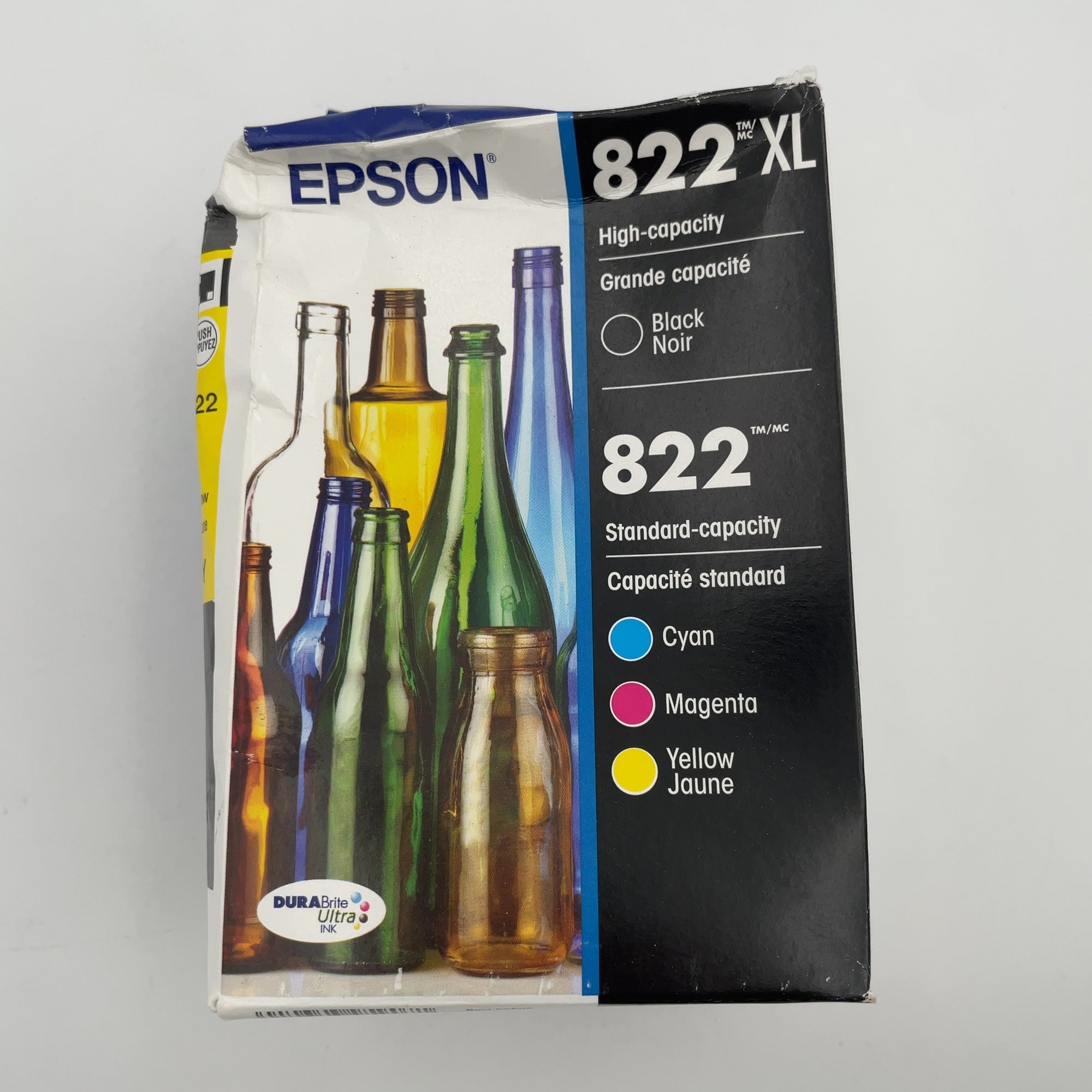 Epson 822Xl Black 822 C/M/Y 4Pk Ink Cartridges - Black Cyan Magenta Yellow (T822Xl-Bcs): Printer Ink Series, Standard Yield (Please Be Advised That Sets May Be Missing Pieces Or Otherwise Incomplete.)