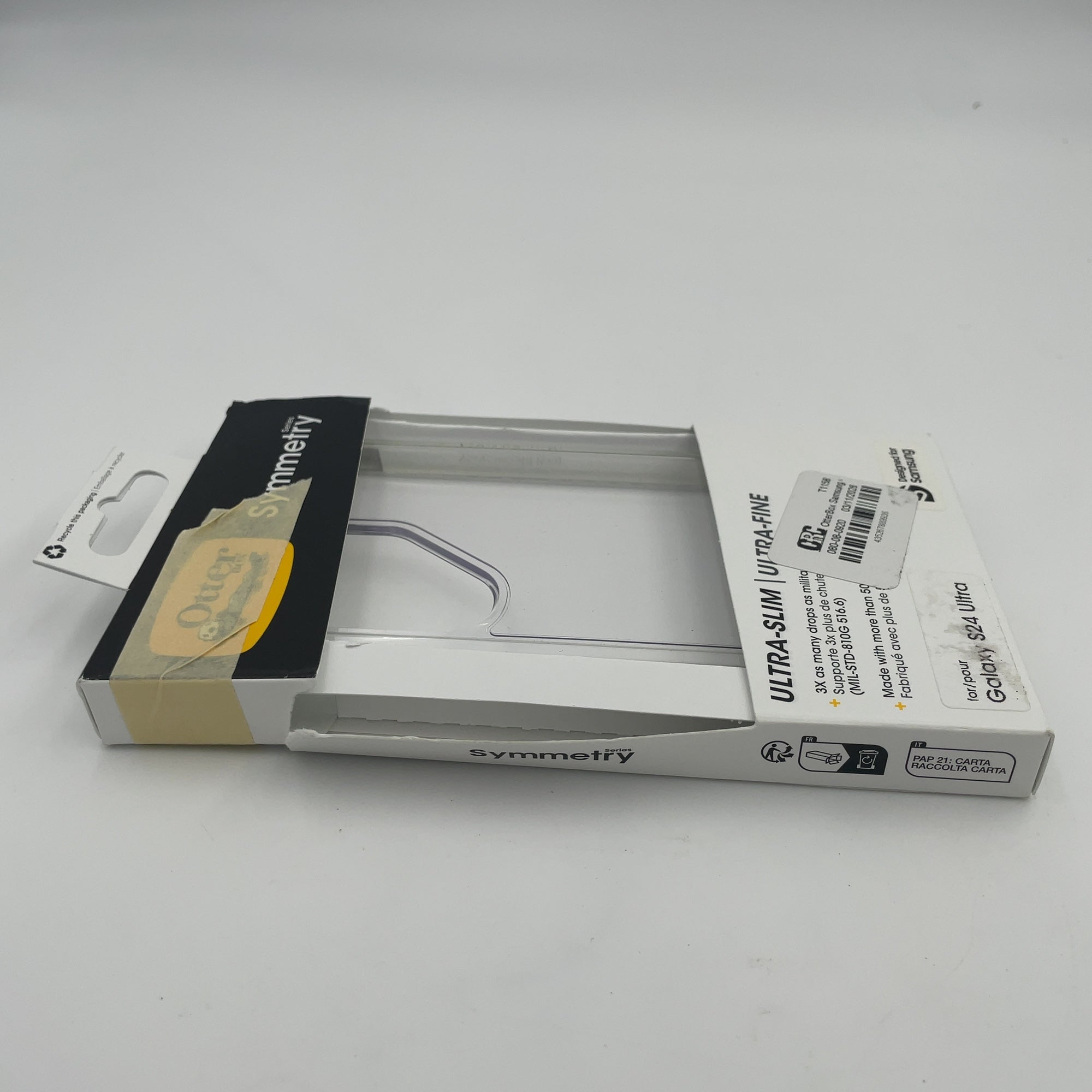 Otterbox Samsung Galaxy S24 Ultra Symmetry Series Case - Clear: Scratch & Bump Resistant
