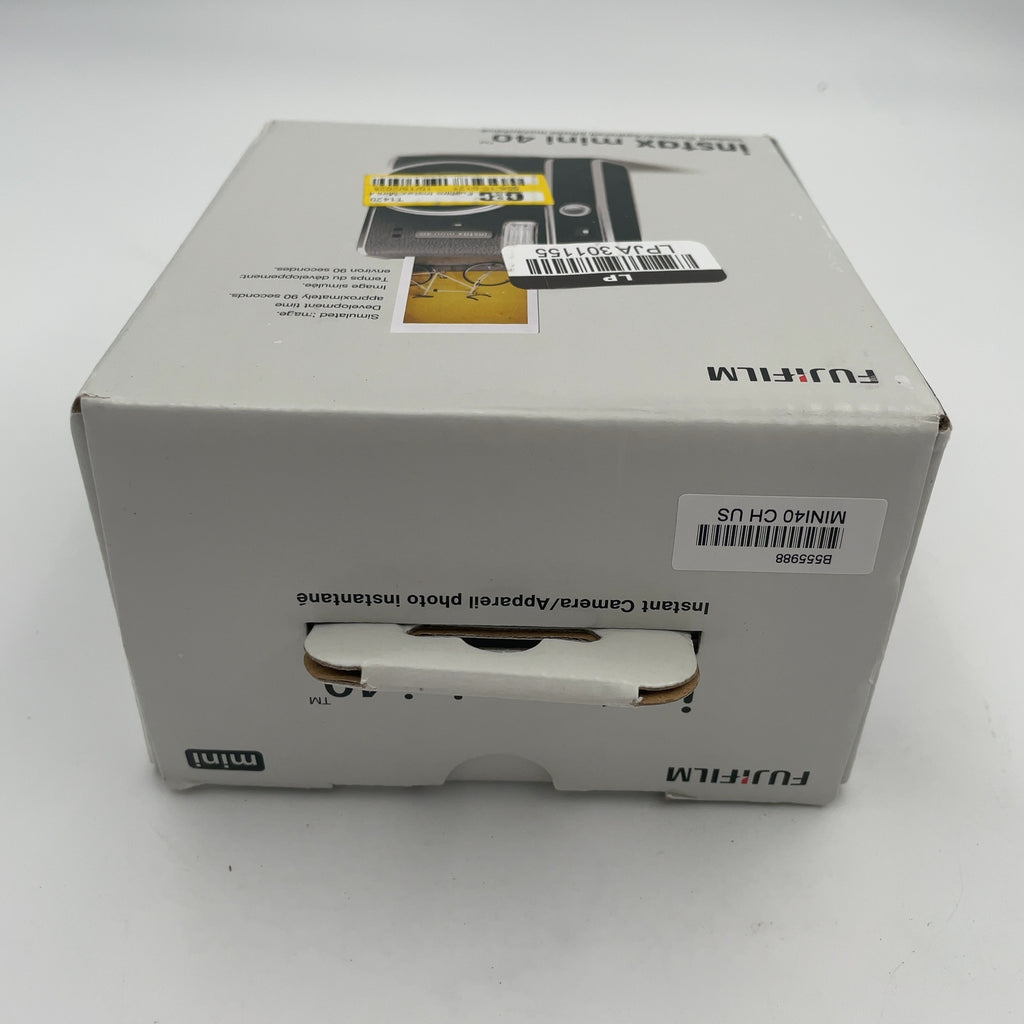 Fujifilm Instax Mini 40 Camera - Black: Automatic Focus, Built-In Flash, Instant Film Format