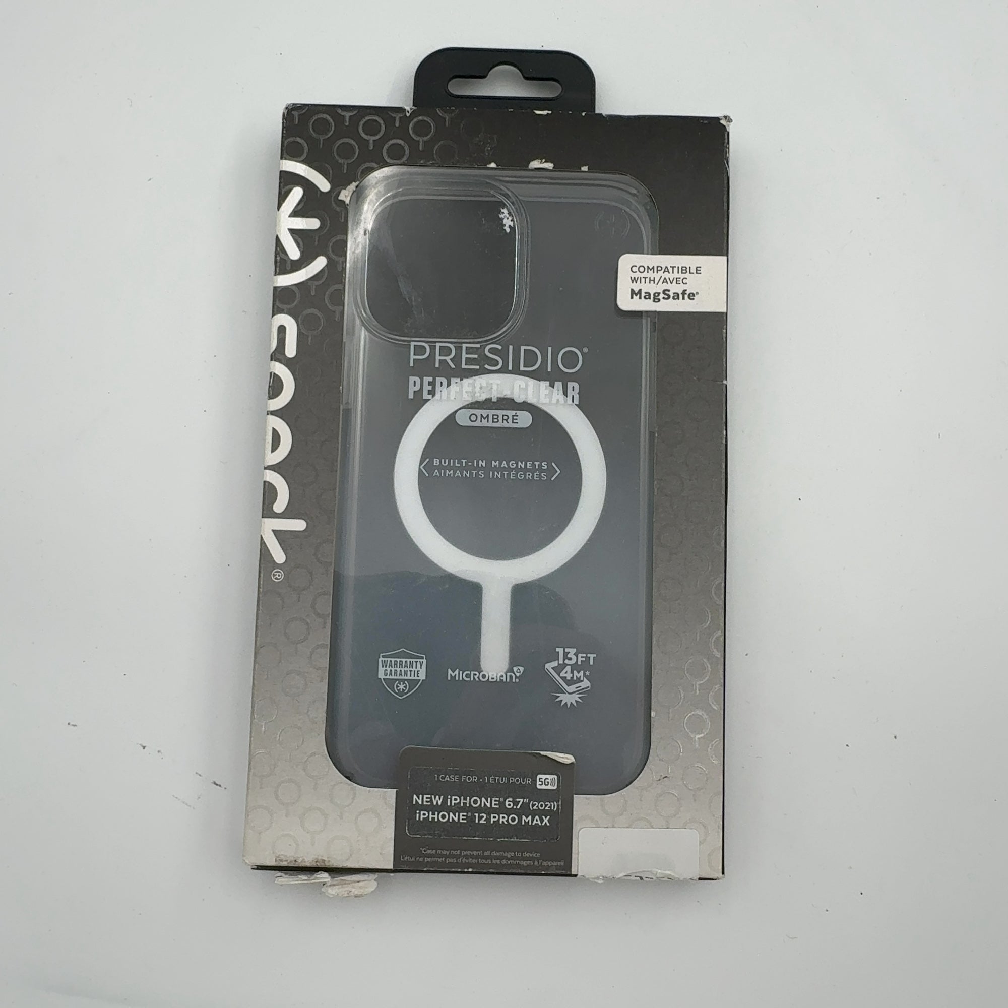 Speck Iphone 13 Pro Max/Iphone 12 Pro Max Presidio Perfect Clear Case With Magsafe - Ombre Fade