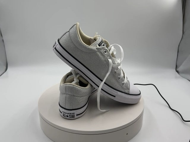 Converse Adult Street Low Top Lurex Shine Sneakers - Silver M9 / W11
