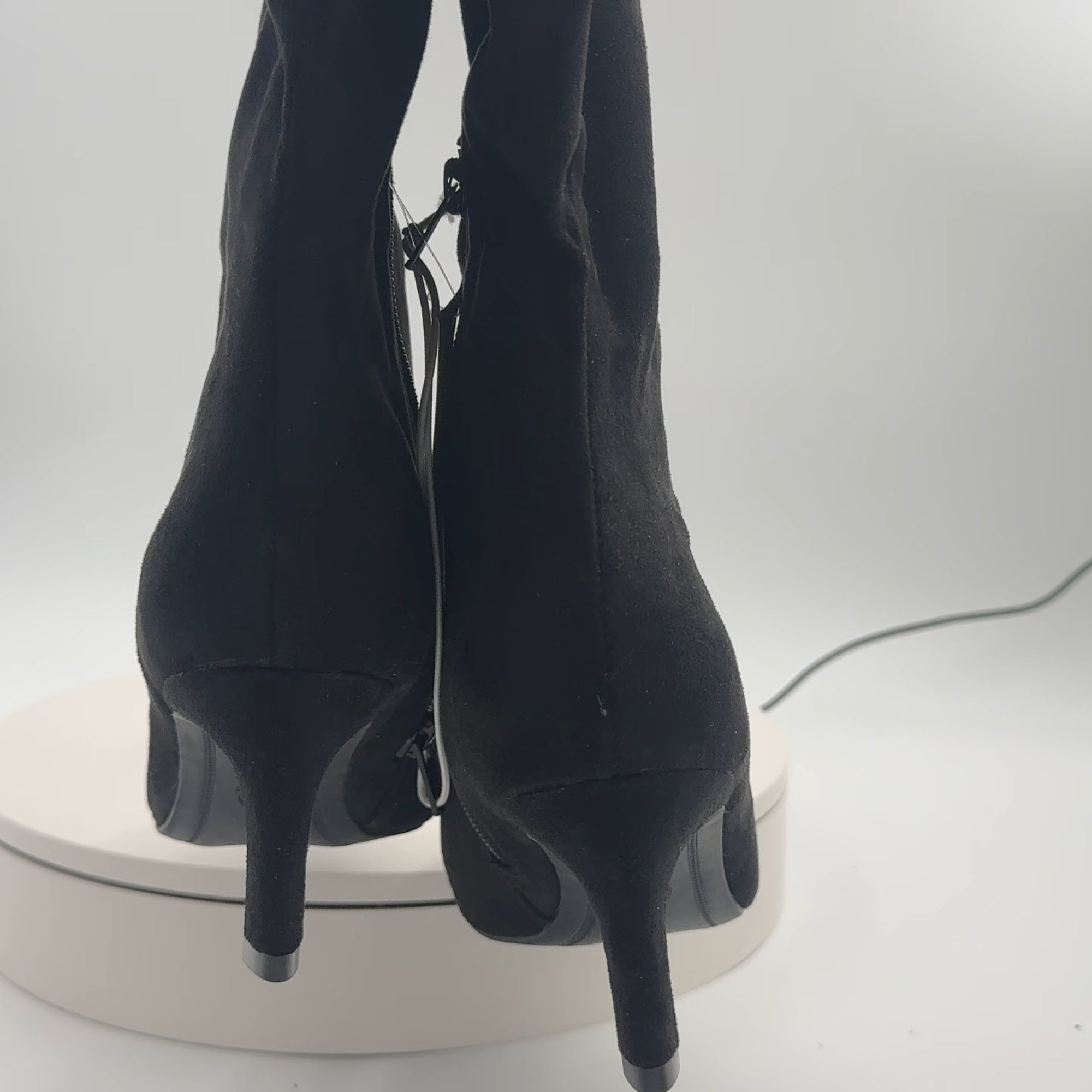 Women’s Justice Boots With Memory Foam Insole – A New Day Black 5.5