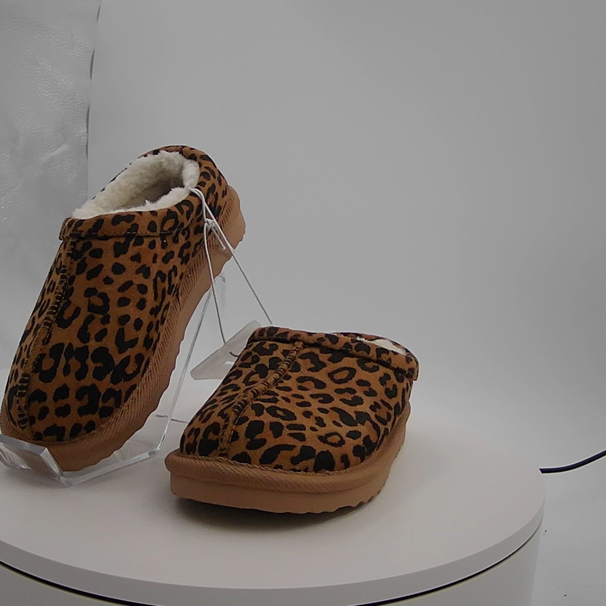 Toddler Jude Clog Slippers - Cat & Jack Leopard Brown 11T