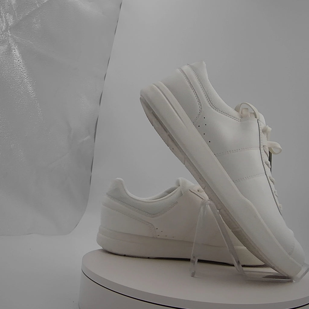Men's Scout Sneakers - Goodfellow & Co White 11: Lace-Up, Cushioned Footbed, Mesh Construction, Medium Width