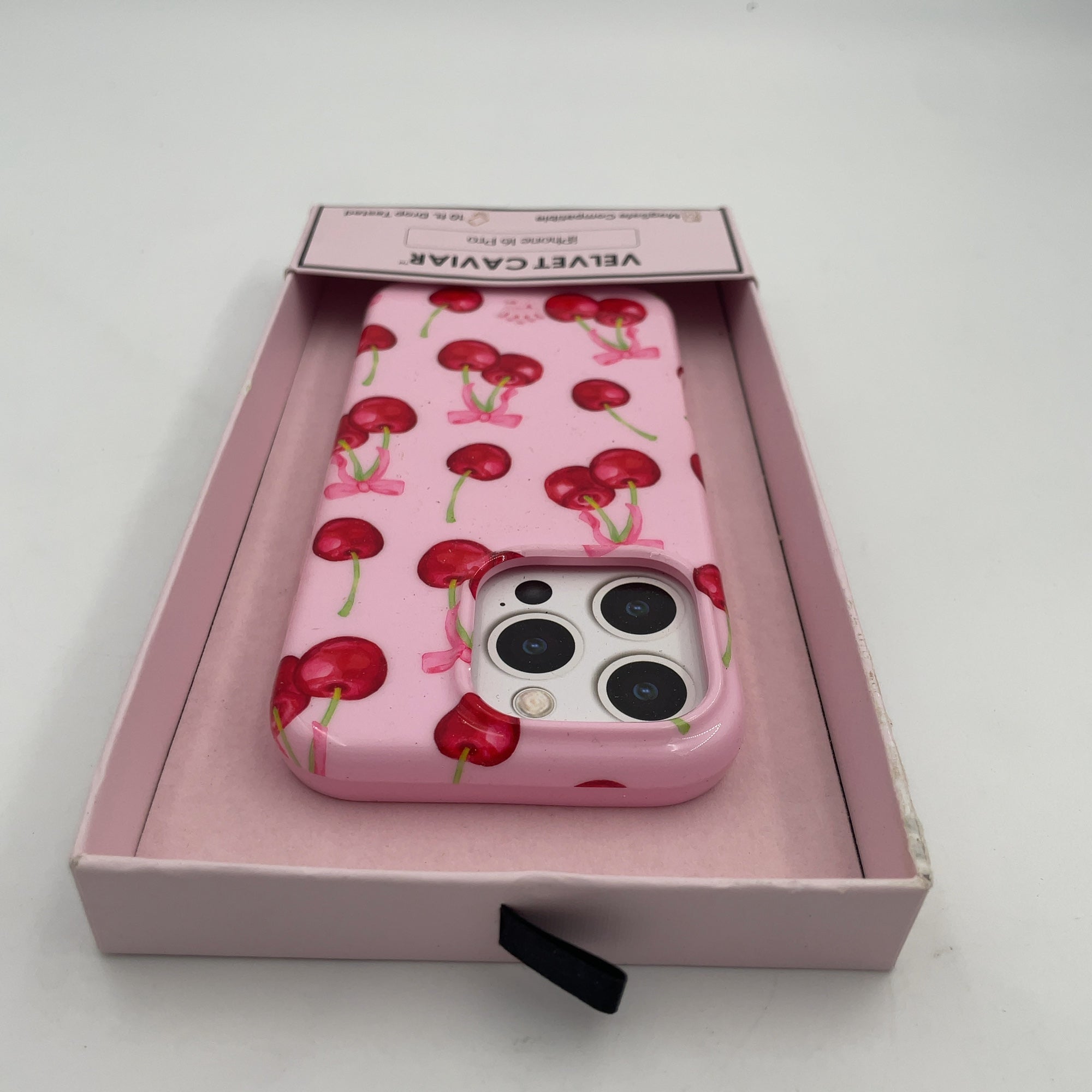 Velvet Caviar Iphone 16 Pro Case - Sweet Cherry: Food Pattern Plastic Cover