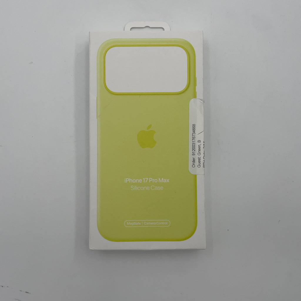 Apple Iphone 17 Pro Max Silicone Case With Magsafe – Neon Yellow