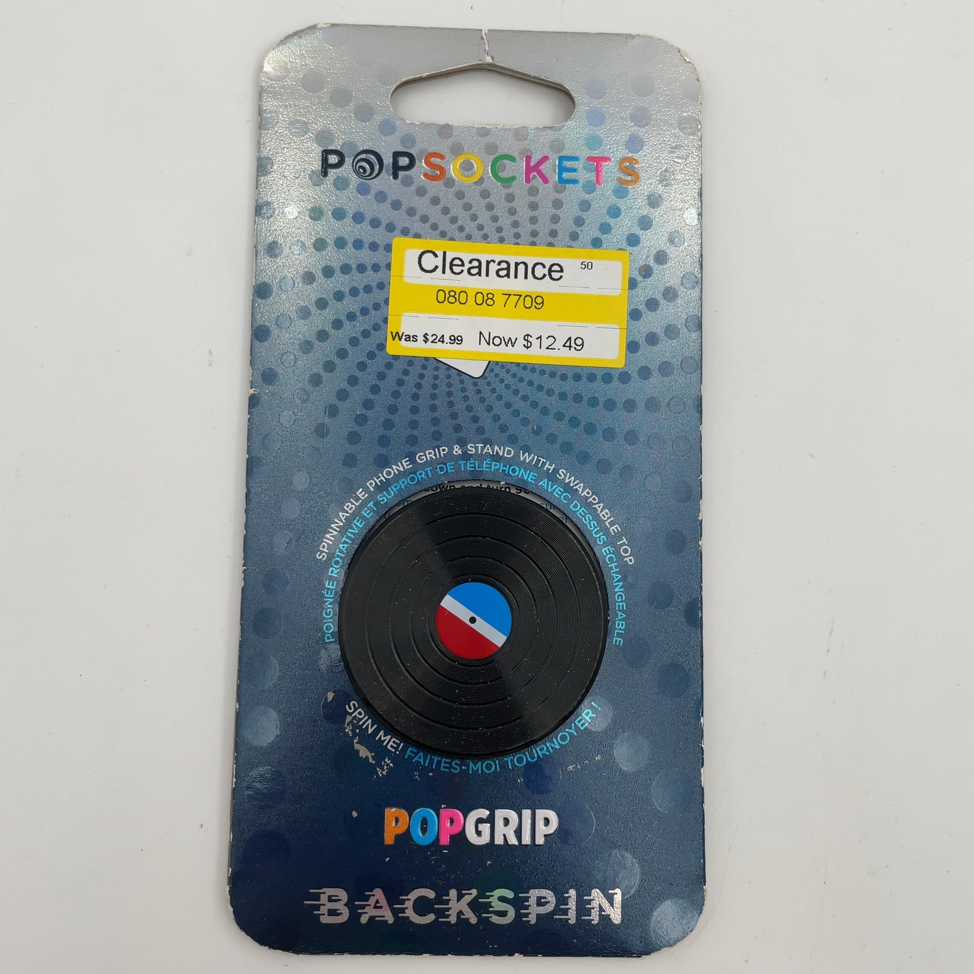 Popsockets Popgrip Cell Phone Grip & Stand - 45 Rpm Backspin