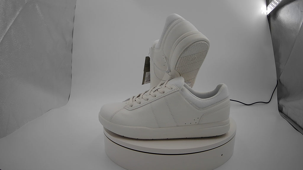 Men's Scout Sneakers - Goodfellow & Co White 8: Lace Up, Cushioned Footbed, Mesh Construction