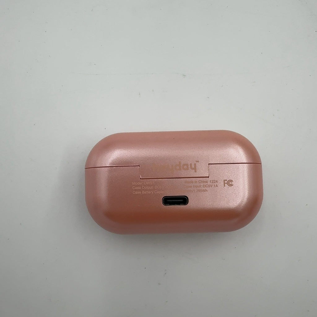 Open-Ear Jewelry Earbuds - Heyday Peach: True Wireless Usb-C, Sweat-Resistant
