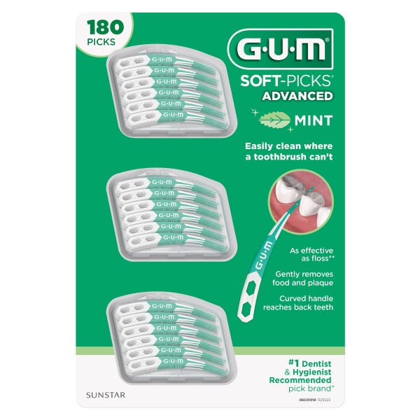 Gum Mint Picks 180Ct