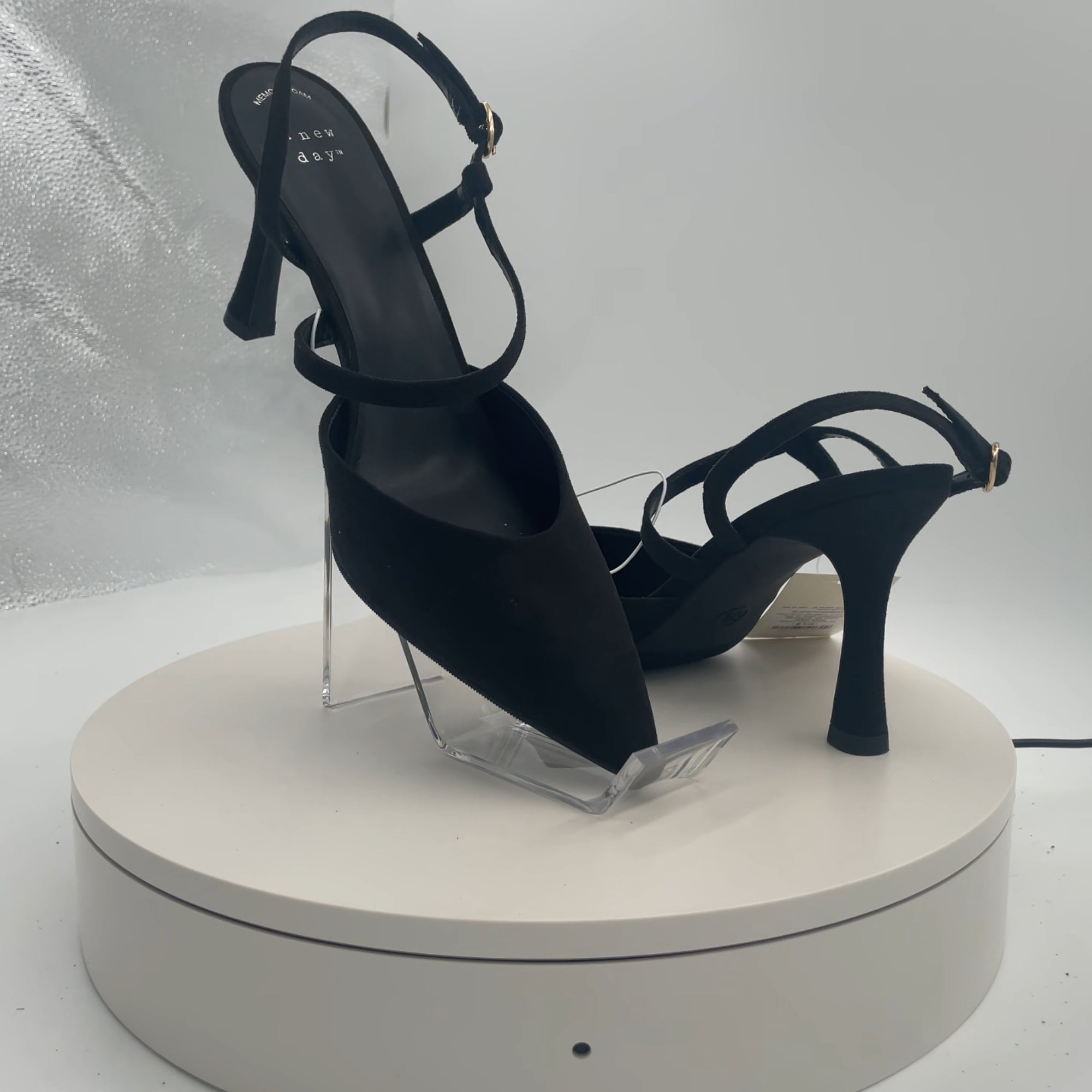 Women’s Rosemary Heels With Memory Foam Insole - A New Day Black 8.5