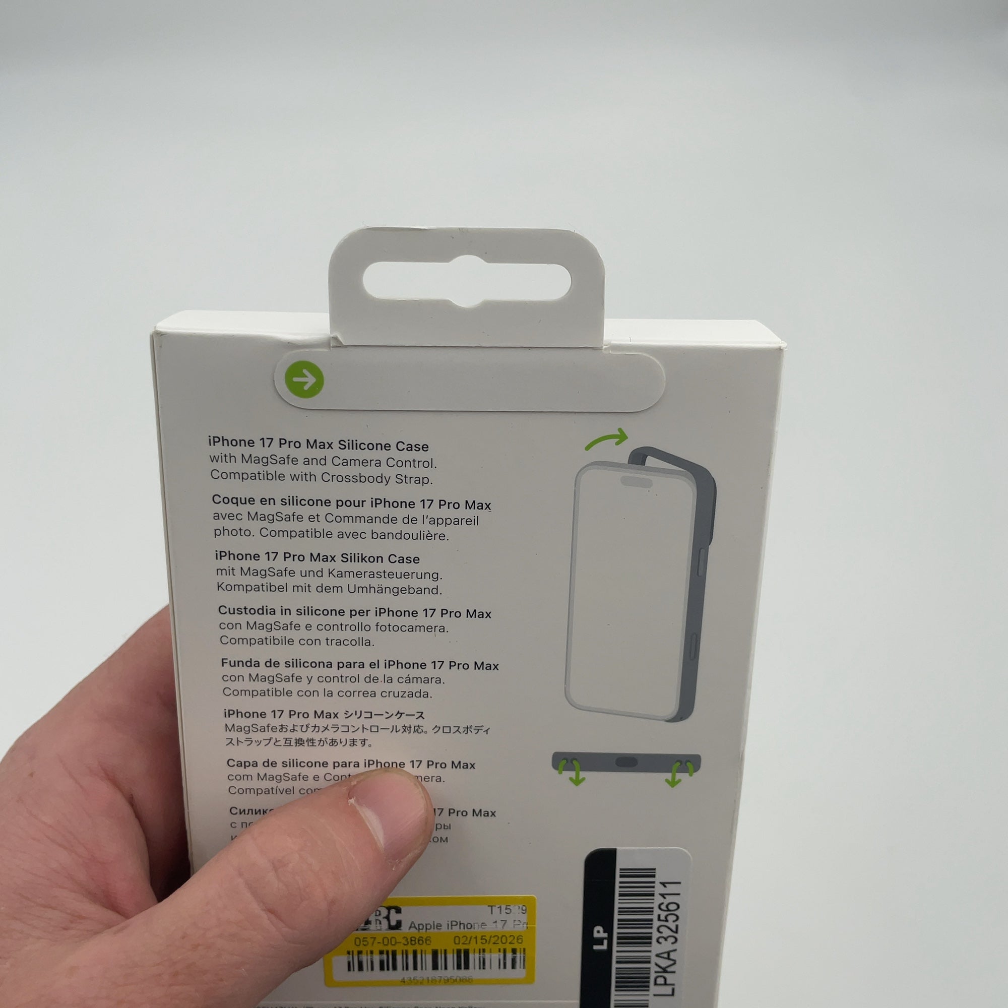 Apple Iphone 17 Pro Max Silicone Case With Magsafe – Neon Yellow