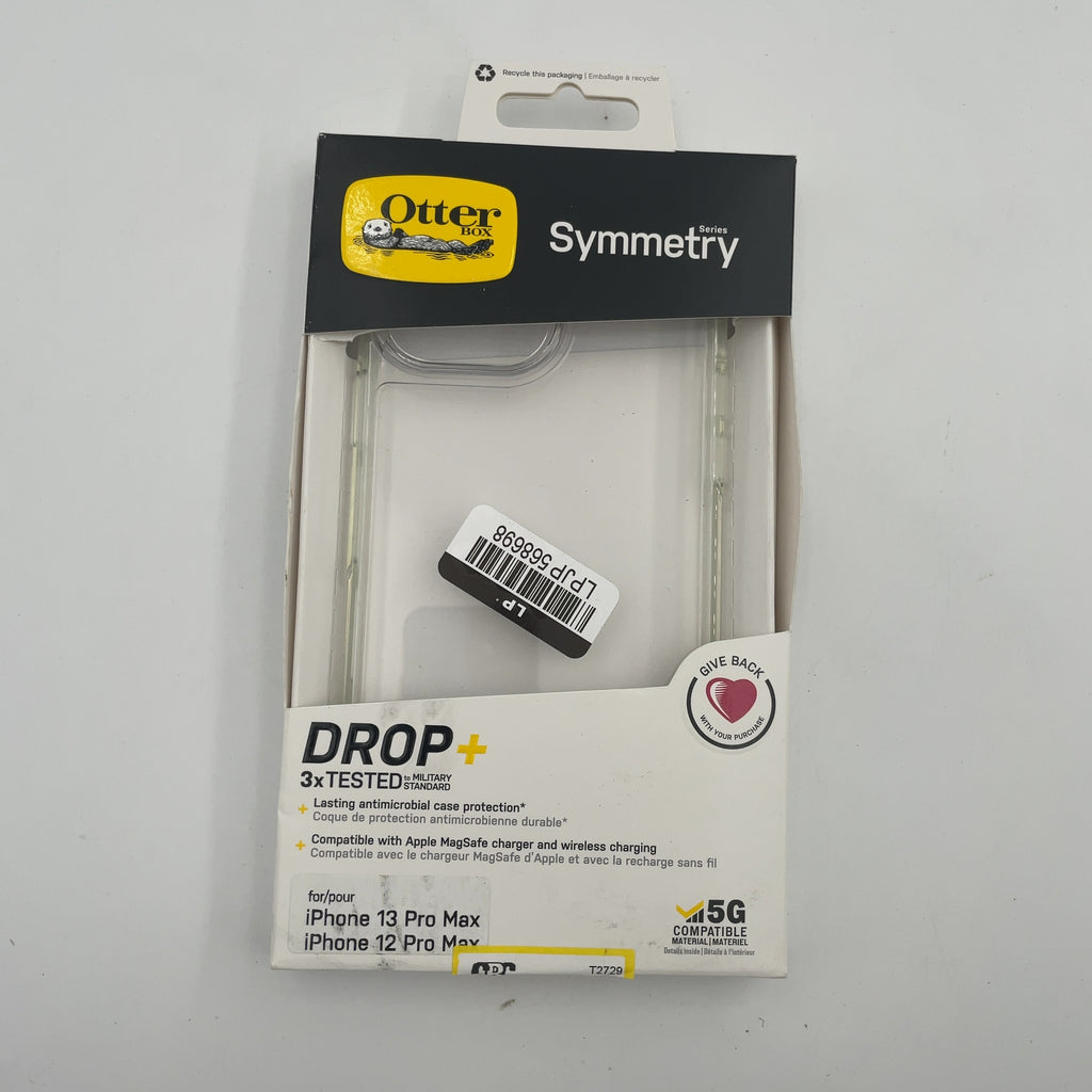 Otterbox Iphone 13 Pro Max/Iphone 12 Pro Max Symmetry Case With Magsafe - Clear: Bump-Resistant, Polycarbonate & Rubber Material