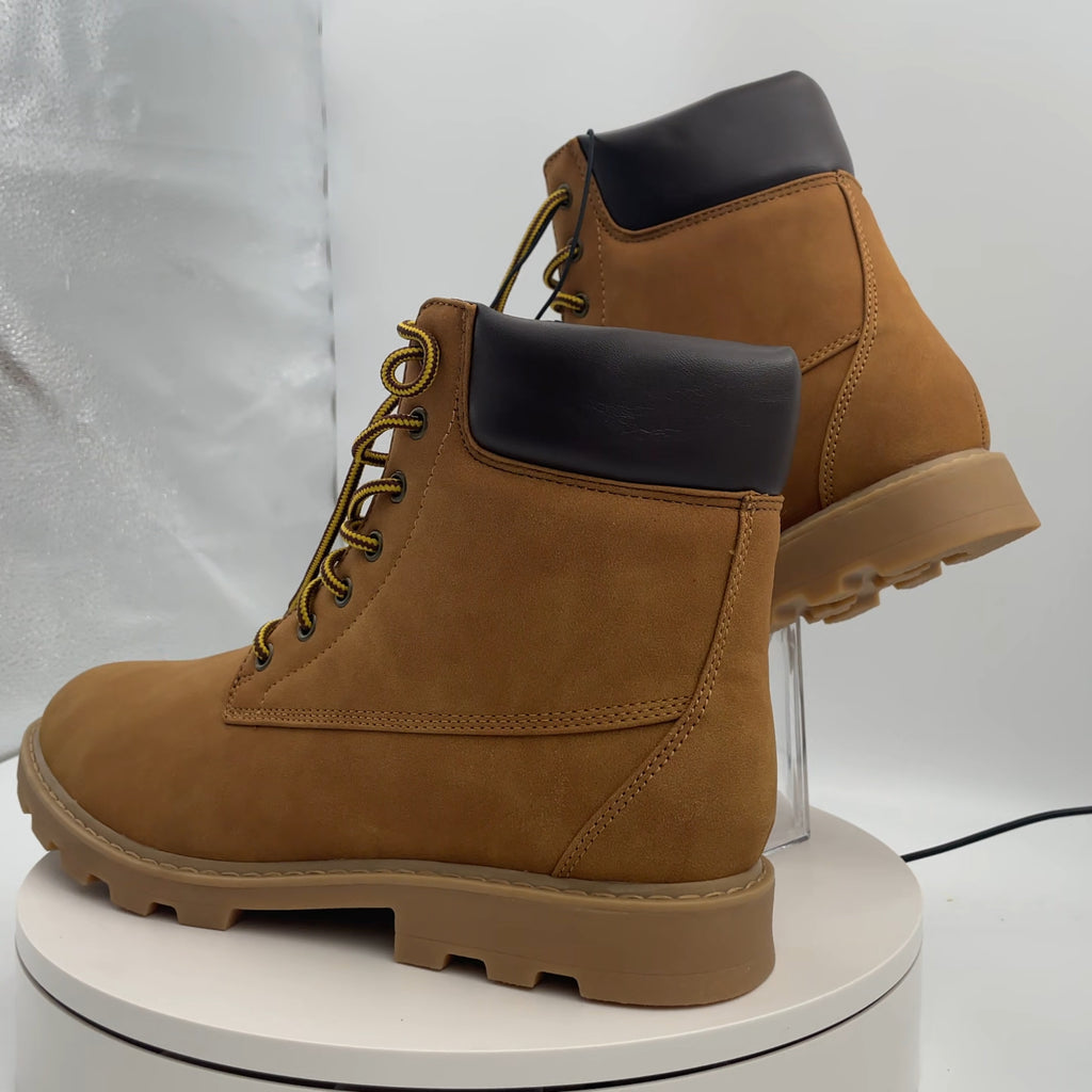 Men's Tahoe Lug Sole Boots - Goodfellow & Co Tan 10.5