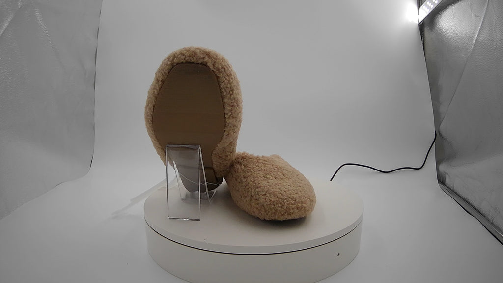 Women's Cozy Alpine Kylar Mule Slippers - Universal Thread Tan 8