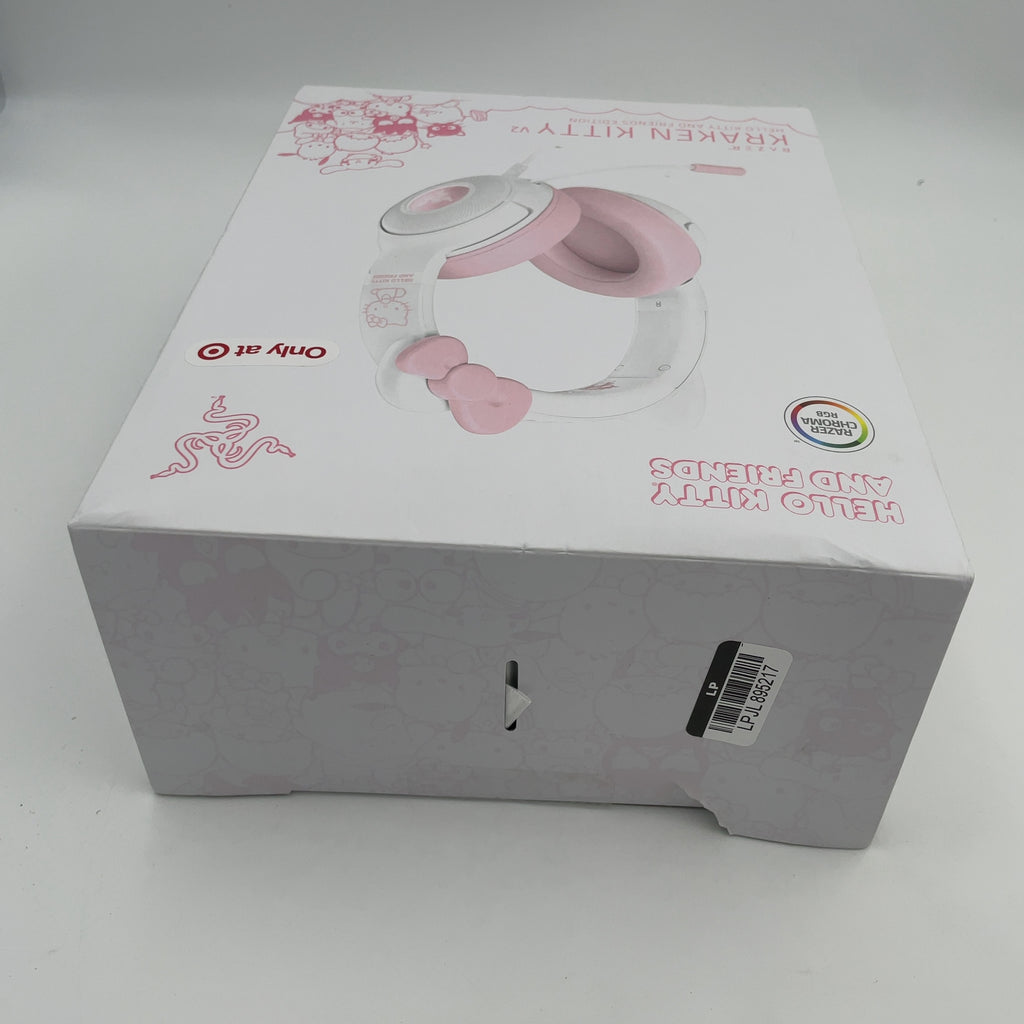 Razer Kraken Kitty V2 Wired Usb A Gaming Headset With Kitty Ears And Chroma Rgb Lighting - Hello Kitty Edition: Compatible With Personal Computer