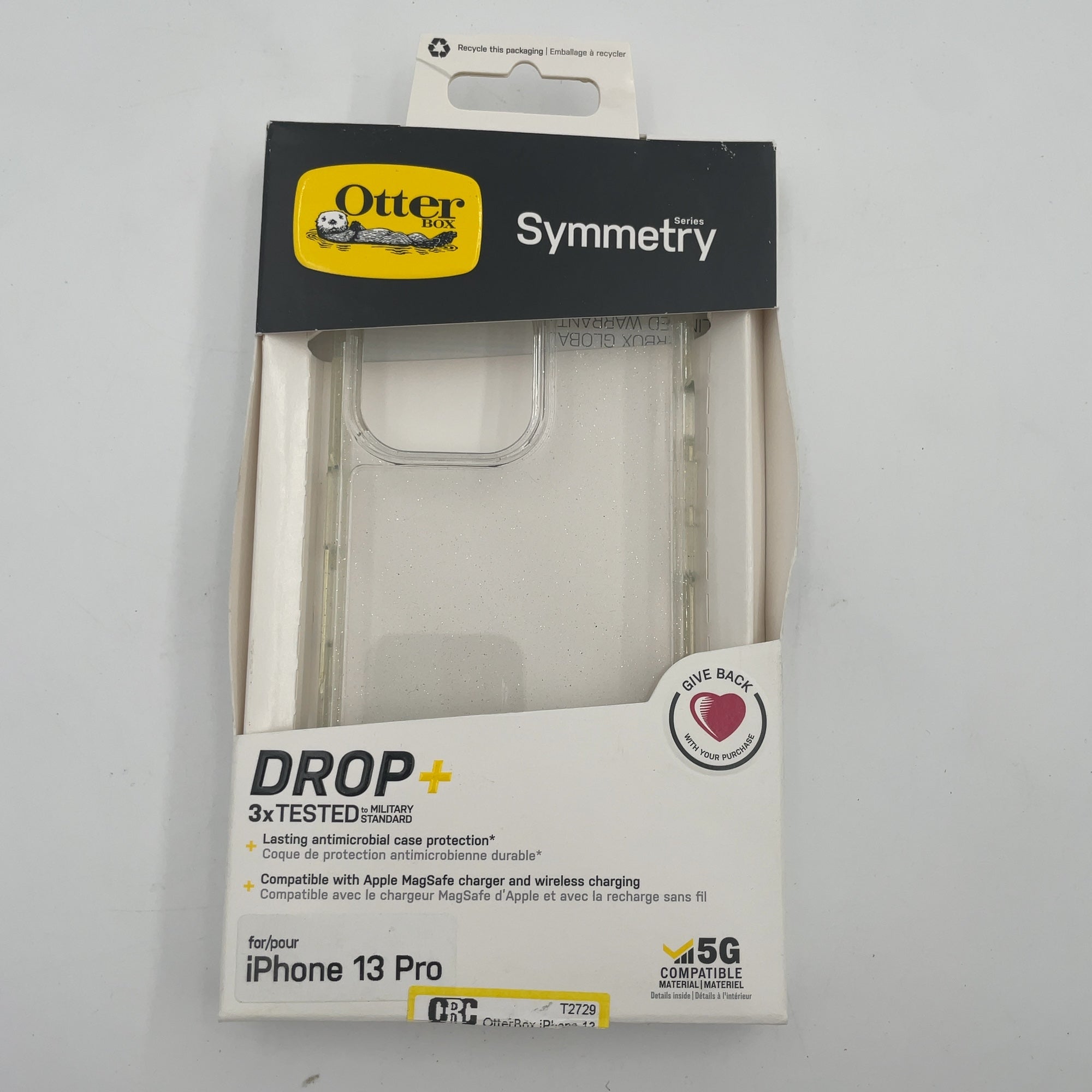 Otterbox Iphone 13 Pro Symmetry Clear Series Case - Stardust: Bump-Resistant Polycarbonate