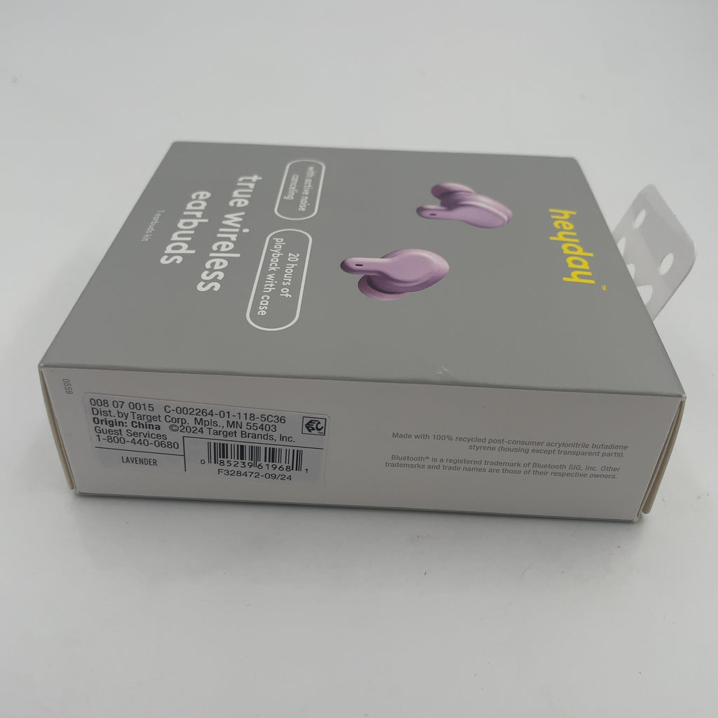 True Wireless Bluetooth Active Noise Cancelling Earbuds - Heyday Lavender