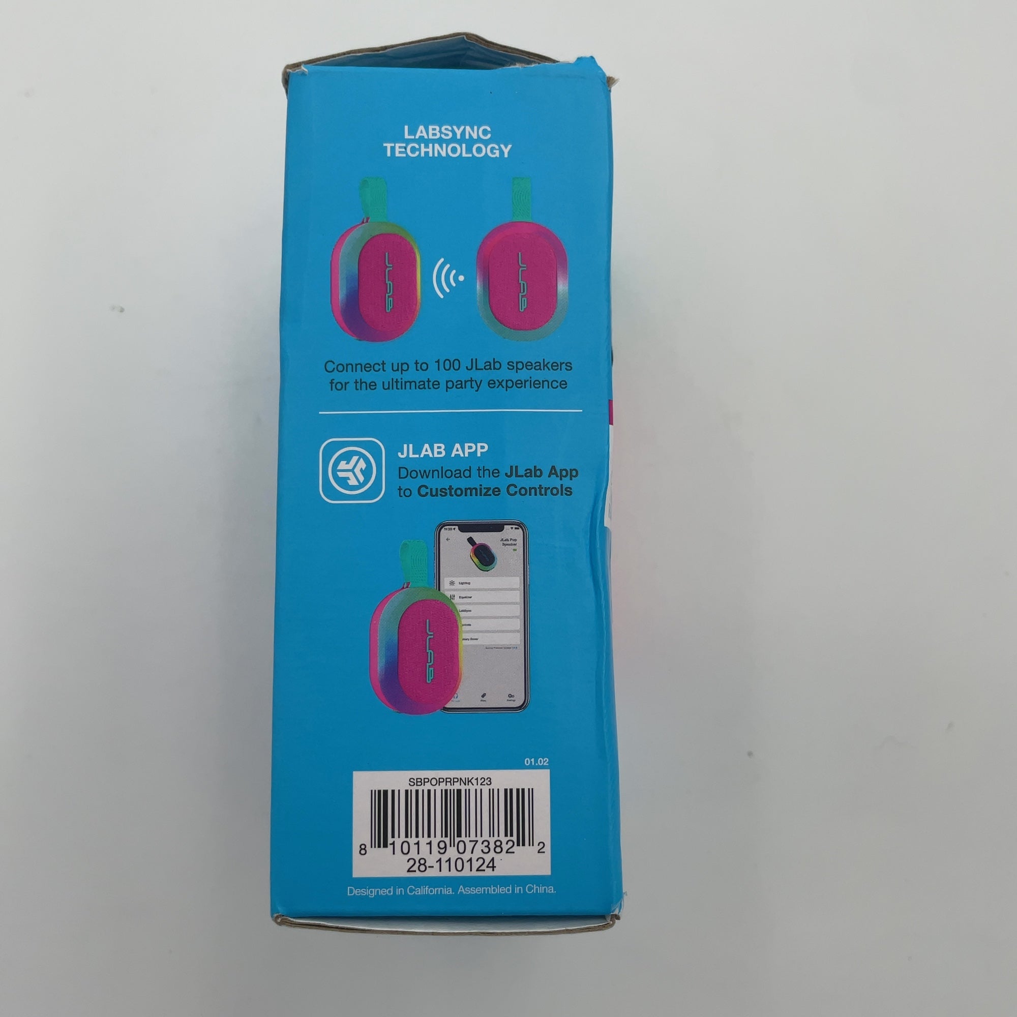 Jlab Pop Party Portable Speaker - Pink